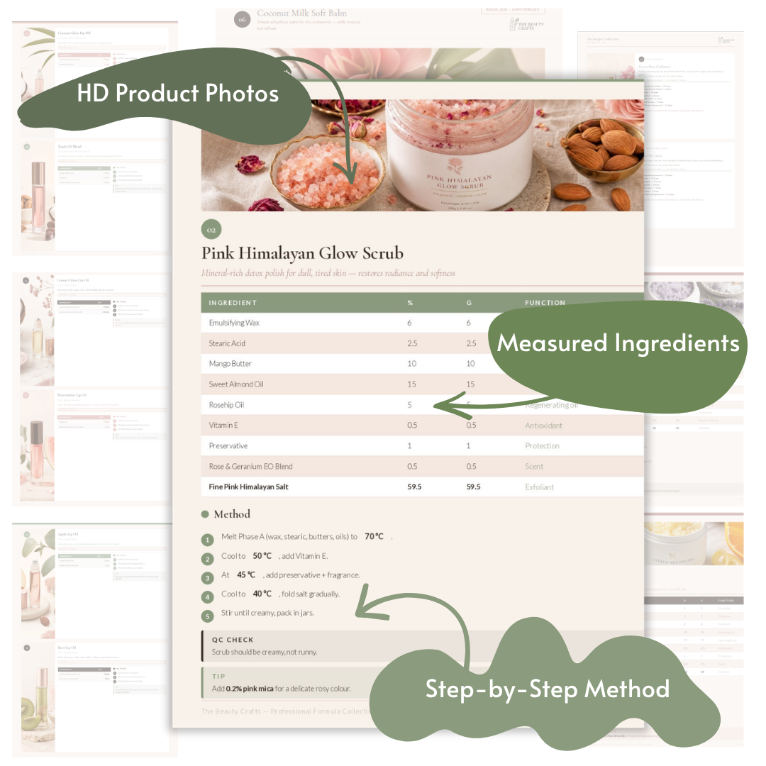200+ DIY Body Care Recipes Bundle